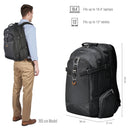 EVERKI Titan 18.4" Business Travel Friendly Laptop Backpack. Checkpoint friendly design, with water resistant weather cover. Spacious organized compartments - Office Connect 2018