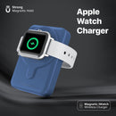 PROMATE 10000mAh SuperCharge Magsafe Wireless Charging PowerBank Perfect for iPhones & Apple Watch. 15W Magsafe Charger. 3W Apple Watch Charger. 20W PD USB-C Port. SLim & Compact. Blue Colour. - Office Connect 2018
