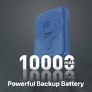 PROMATE 10000mAh SuperCharge Magsafe Wireless Charging PowerBank Perfect for iPhones & Apple Watch. 15W Magsafe Charger. 3W Apple Watch Charger. 20W PD USB-C Port. SLim & Compact. Blue Colour. - Office Connect 2018