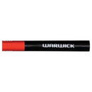 Warwick Marker Red Bullet Tip Permanent Box 12 - Office Connect 2018