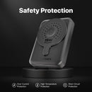 PROMATE 10000mAh SuperCharge Magsafe Wireless Charging PowerBank Perfect for iPhones & Apple Watch. 15W Magsafe Charger. 3W Apple Watch Charger. 20W PD USB-C Port. SLim & Compact. Black Colour. - Office Connect 2018