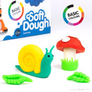 Milan Soft Dough Basic Colours Assorted Pack 10 - Office Connect 2018