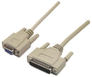 DYNAMIX 2m Null Modem Cable DB9 F/DB25M - Office Connect 2018