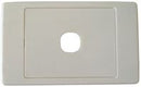 AMDEX Switch Plate ONLY. Single. Wall Face Cover Plate. (Accepts Clipsal Style Mechs) - Office Connect 2018