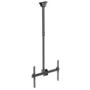 BRATECK 37''-70'' Ceiling Mount Bracket. Max Load: 50Kgs. VESA support up to: 600x400. Profile: 1060-1560mm. Hidden cable management. Colour: Slate black. - Office Connect 2018
