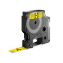 DYMO Genuine D1 Label Cassette Tape 12mm x 7M, Black on Yellow Suitable for the Label Manager and LabelWriter Duo label makers - Office Connect 2018