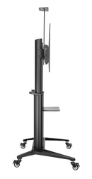 BRATECK 70"-120" Large Screen Ultra-strong Mobile TV Cart. Max Load 140Kgs. VESA support up to 1000x600. Hidden Cable Management. Height Adjustable 1250-1600mm. - Office Connect 2018