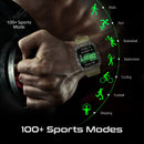 PROMATE IP67 Shock-Resist Smart Watch with Fitness Tracker & Bluetooth Calling. Large 1.95" Display. Up to 12 Days Battery Life. Heart Rate/Step/Sleep Tracker. Green Colour. - Office Connect 2018