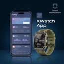 PROMATE IP67 Shock-Resist Smart Watch with Fitness Tracker & Bluetooth Calling. Large 1.95" Display. Up to 12 Days Battery Life. Heart Rate/Step/Sleep Tracker. Green Colour. - Office Connect 2018