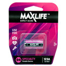 MAXLIFE 123A Lithium 3V Battery. 1Pk. - Office Connect 2018