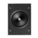 KEF Ultra Thin Bezel 6.5'' Rectangular In-Wall Speaker. 160mm Uni-Q driver with 16mm aluminium dome tweeter with tangerine waveguide. Magnetic grille. IP64 rated. Sold individually - Office Connect 2018