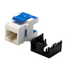 DYNAMIX Cat6 180 Unshielded Keystone Jack, Dual IDC. Colour White - Office Connect 2018