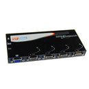 REXTRON 4 Port USB KVM Switch. Share 1x USB k/b/USB Mouse/Video with 4x PCs. USB / VGA leads included. - Office Connect 2018