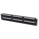 DYNAMIX 48 Port 19'' Cat6 UTP Patch Panel T568A & T568B Wiring. 2RU. 110x Terminations - Office Connect 2018
