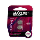 MAXLIFE LR54 Alkaline Button Cell Battery. 2Pk. - Office Connect 2018