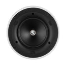 KEF Ultra Thin Bezel 6.5'' Round In-Ceiling Speaker. 160mm Uni-Q driver with 16mm aluminium dome tweeter with tangerine waveguide. Magnetic grille. IP64 rated. Sold individually - Office Connect 2018