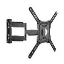 BRATECK 23''-55'' Full motion TV wall mount bracket. Extend, tilt and swivel. VESA Support up to: 400x400 Max load: 35kg. Profile: 49-515mm. Hidden cable management. Colour: Black. - Office Connect 2018