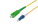 DYNAMIX 10M 9u SCAPC/LC Simplex Single Mode G657A1 Bend Insensitive Fibre Lead. Yellow LSZH Jacket - Office Connect 2018