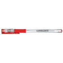 Warwick Pen Ballpoint Red Capped Medium Box 10 - Office Connect 2018
