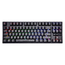 VERTUX HyperSpeed Mechanical Gaming Keyboard. RGB LED Backlit Keys. Built-in 2000mAh Battery. All Keys are Anti-Ghosting. Connects Wirelessly via Bluetooth or USB-C. 2000mAh Battery for 12 Hours Life - Office Connect 2018