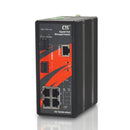 CTC UNION 4 Port Gigabit Managed PoE Switch. -10C ~60C. 4x 10/100/1000Base-T(X), plus 2x100 /1000Base-X SFP.PoE+ power budget 120W. Power consumption V DC/W: 24/135.2, 48/132.5. Din-kit incl. - Office Connect 2018