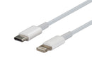 DYNAMIX 3m USB-C to Lightning Charge & Sync Cable. For Apple iPhone, iPad, iPad mini & iPods *Not MFI Certified* - Office Connect 2018