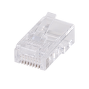 DYNAMIX RJ45 Plug 20pc Bag, 8P8C Modular Plug (Flat, Stranded). 50 micron - Office Connect 2018