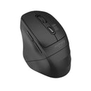 PROMATE Ergonomic Silent Click Wireless Mouse with up to 2200 DPI. 10m Working Range. Plug & Play. Supports 1200/1600/2200 DPI High Precision. Amidextrous Design. Black Colour. - Office Connect 2018