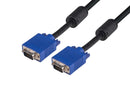 DYNAMIX 5m VESA DDC1 & DDC2 VGA Male/Male Cable - Moulded, BLACK Colour. Coaxial Shielded - Office Connect 2018