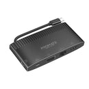 PROMATE 6-in-1 USB Multi Port Hub with USB-C Connector. Includes USB-C, USB-A, HDMI, Ethernet & VGA Ports. 100W Power Delivery. Data Transfer Rate 5Gbps. Supports Win 7/8/10 & Mac OS 10.6 & Above - Office Connect 2018