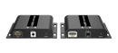 LENKENG 4K2K HDMI POE Extender Over IP CAT5e/6 Network Cable. Includes Transmitter and Receiver. Supports Res up to 4Kx2K@30Hz. One-Way IR Pass-Through. One to Many Connection. - Office Connect 2018