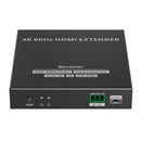 LENKENG 4K HDMI Extender Over 1G IP CAT5e/6/6A/7 Network Cable Receiver Supports Res up to 4K@60Hz. Signal up to 120M over Caqt6/6A/7 and up to 100m Cat5e. Compatible with LKV582. **Receiver unit only** - Office Connect 2018