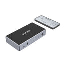 UNITEK 3-In-1-Out 4K HDMI 1.4b Switch. Supports up to 4K@30Hz (UHD) resolution (3840 x 2160) and Compatible for 480p, 720p, 1080i, 1080p. Remote Inlcuded. - Office Connect 2018