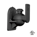 BRATECK Universal wall mount speaker bracket. Includes Adjustment knob for easy speaker angling. Max Load: 3.5kgs. Includes Mounting Screws. ***SOLD AS A PAIR*** - Office Connect 2018
