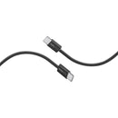 PROMATE 1.2m USB-C to USB-C Cable with Fabric Braided Cable. Supports 60W PD. 25000+ Bend Lifespan. Supports Data & Charge. Super Slim Connectors. Black Colour - Office Connect 2018