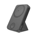 PROMATE 10000mAh Dual Charging Magsafe Wireless PowerBank. Perfect for iPhone, Watch, Airpods. 15W Magsafe Charger. 2.5W Apple Watch Charger. USB-C Port. 20W PD. Slim & Compact. Black Colour. - Office Connect 2018