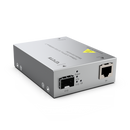 CTS 1GBase-X SFP to 10/100/1000 Base-T Rugged Media Converter. Operating Temperature -40C to 75C (Environmental). *Optional Slim Mount & Power Supply Not Included. - Office Connect 2018