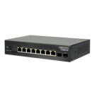 EDGECORE 10 Port Gigabit Web-Smart Ethernet Switch. 2 SFP & 8 RJ-45 ports. IGMP/MLP Snooping 4K VLAN. DDOS protection. Energy Efficient. Automatic voice/ surveillance VLANs. Layer 2 switch. - Office Connect 2018