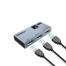 PROMATE HDMI Switch with Smart Touch Control. Include 2x HDMI Output Ports. 1x HDMI Input. Supports up to UHD 8K@60Hz. Plug & Play. - Office Connect 2018