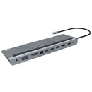 UNITEK 11-in-1 USB-C Ethernet Hub and Docking Station. MST - Triple Displays - HDMI + VGA + DisplayPort Power Delivery 85W, SD and MicroSD Card Reader. Laptop and Mobile JUNE Promo - Includes FREE C137W - Office Connect 2018