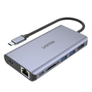UNITEK 7-in-1 USB 3.1 Multi-Port Hub with USB-C Connector. Includes 1x HDMI Port, 1x DisplayPort, 2x USB-A Ports, 1x RJ45 Gig Port, 1x Card Reader & JUNE Promo - Includes FREE C137W - Office Connect 2018