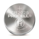 PROCELL Lithium CR2025 Coin Battery. Box of 20 (4x Strips of 5) - Office Connect 2018