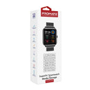 PROMATE IP68 Smart Watch with Fitness Tracker & Media Storage. 1.78" Hi-Res AMOLED Display. Bluetooth Calling. Up to 20 Days Battery Life. Heart Rate/Step/Sleep Tracker. Find Phone/Alarm. Graphite