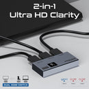 PROMATE HDMI Switch with Smart Touch Control. Include 2x HDMI Output Ports. 1x HDMI Input. Supports up to UHD 8K@60Hz. Plug & Play. - Office Connect 2018