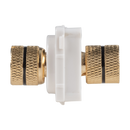 AMDEX Black Speaker Binding Post. Gold Plated