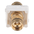 AMDEX Black Speaker Binding Post. Gold Plated