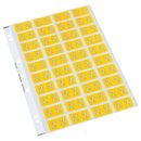 Codafile Label Numeric 2 25mm Pack 5 Sheets - Office Connect 2018