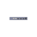 UNITEK HDMI KVM 2-in-1-Out Switch & Supports 4K@60Hz UHD. Includes 4x USB-A Ports, 2x HDMI Inputs & 1x HDMI Output Ports, 2x PC input Ports. Switch Button, LED Lights. Includes Cables. - Office Connect 2018