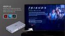 UNITEK HDMI KVM 2-in-1-Out Switch & Supports 4K@60Hz UHD. Includes 4x USB-A Ports, 2x HDMI Inputs & 1x HDMI Output Ports, 2x PC input Ports. Switch Button, LED Lights. Includes Cables. - Office Connect 2018