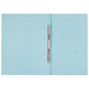 FM File Spring Foolscap Blue Narrow Coloured Manilla Card - Office Connect 2018